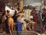 RICCI, Sebastiano Bathsheba in her Bath oil painting